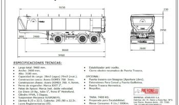
									Batea M8 Aerodinamica PATRONELLI full								